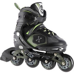 Powerslide Khaan Junior Inline Αυξομειούμενα Rollers Παιδικά Μαύρα Πράσινα 19.908004