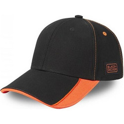 Καπέλο Πορτοκαλί Μαύρο 70081