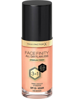 Max Factor Facefinity All Day Flawless 3 In 1 80 Bronze Liquid Foundation 30ml