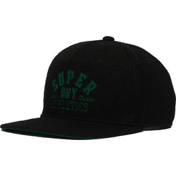 Superdry Ανδρικό Καπέλο Jockey Snapback Υφασμάτινο Μαύρο W9010171A-02A