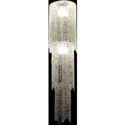 D2-35371-0940-00 Νεοκλασικά Φωτιστικά Χειροποίητα Minimal DITS Κρεμαστό Zic πολύφωτο crystals Swarovski