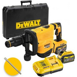 DeWALT DCH892X2 Κρουστικό Κατεδαφιστικό Πιστολέτο Μπαταρίας 54V 2x9Ah με SDS Max