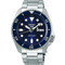 Seiko 5 Sports Ανδρικό Ρολόι Αυτόματο με Ασημί Μεταλλικό Μπρασελέ SRPD51K1