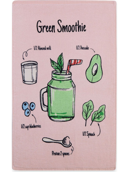 Ποτηρόπανο βελουτέ Smoothie 032662 Nef Nef Pink Ροζ