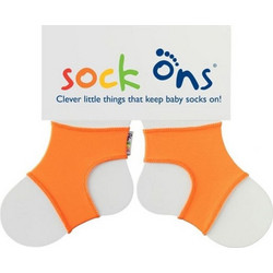 Sock Ons - Για να μην βγάζει τις κάλτσες του 0-6m SOS-ORANGE