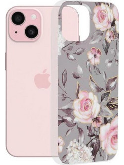 Θήκη κινητού Techsuit Marble Series for iPhone 15 Bloom of Ruth Gray