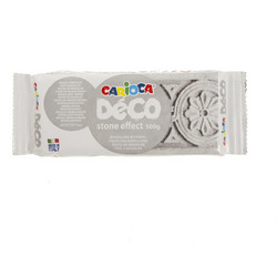 Πηλός μοντελισμού Carioca Deco γκρι με υφή πέτρας 500 γρ