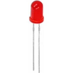 LED 5mm ΚΟΚΚΙΝΟ 80mcd 30 BULK 5013SRD1 (50231) FOR Τεμάχια:100 01.020.0133
