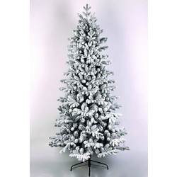 Χριστουγεννιάτικο Δέντρο Slim Kantas Trees Manhattan Flocked Χιονισμένο 300cm Πράσινο 208