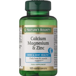 Nature's Bounty Calcium Magnesium & Zinc 100 Ταμπλέτες
