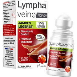 3C Pharma Lymphaveine Roll-on για Κουρασμένα Πόδια 50ml