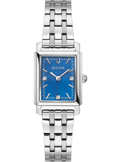 Bulova Γυναικείο Ρολόι με Ασημί Μεταλλικό Μπρασελέ 96P245