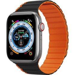 Dux Ducis LD Λουράκι Σιλικόνης Black / Orange (Apple Watch 38 / 40 / 41mm)