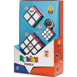 Spin Master Family Κύβοι Ρούμπικ & Μπρελόκ 3-Pack