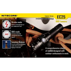 Nitecore Explorer EC25 Φακός Μπαταρίας Led Αδιάβροχος IPX8 860lm