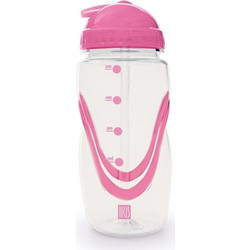 IRIS Barcelona Tritan Παιδικό Μπουκάλι Πλαστικό BPA Free με Καλαμάκι Ροζ 350ml