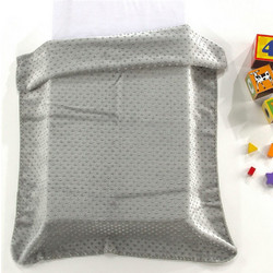Morven Bubbles Κουβέρτα Κούνιας Βελουτέ 110x140 Γκρι