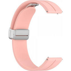 Techsuit Watchband W011 Λουράκι Σιλικόνης Pink (Universal 22mm)