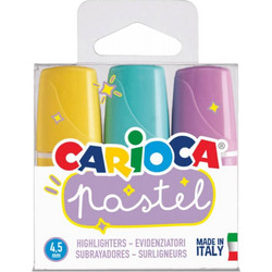 Carioca Pastel mini Μαρκαδόρος Υπογράμμισης 4.5 mm 3τεμ