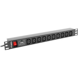 Lanberg Surge protector Rack PDU 1U 10x C13 2m