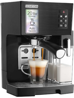 Sencor SES 4050SS-EUE3 Μηχανή Espresso 1450W 20bar