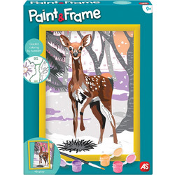 As Paint & Frame Ζωγραφίζω Με Αριθμούς Snow Deer Για Ηλικίες 9+ Χρονών (1038-41014)