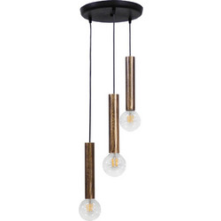 Heronia Lighting Κρεμαστό Φωτιστικό Οροφής Τρίφωτο 34-0197