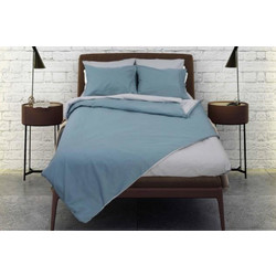 Kipper Σετ Σεντόνια Διπλά 220x250 Rainbow Blue-Ice Grey