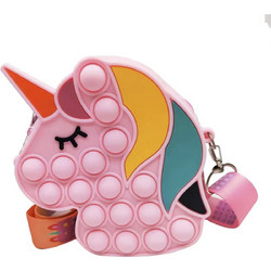 Icon Τσαντάκι Anti-Stress Unicorn 2 Fancy Ροζ