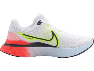 Nike React Infinity 3 Ανδρικά Αθλητικά Παπούτσια για Τρέξιμο Άσπρα DX3353-001