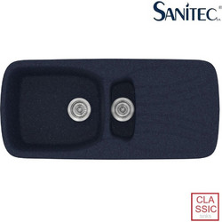 Sanitec Classic 309 Επικαθήμενος Νεροχύτης Γρανίτη Αντιστρεφόμενος Ματ Granite Blue 97x51cm