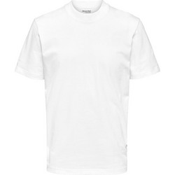 T-SHIRT SELECTED SLHCOLMAN SS O-NECK TEE BRIGHT WHITE SELECTED
