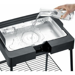 Severin PG 8568 Ηλεκτρική Ψησταριά Σχάρας 2200W με Ρυθμιζόμενο Θερμοστάτη 44.5x26cm