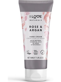 I Love Naturals Rose & Argan Hand Cream 100ml