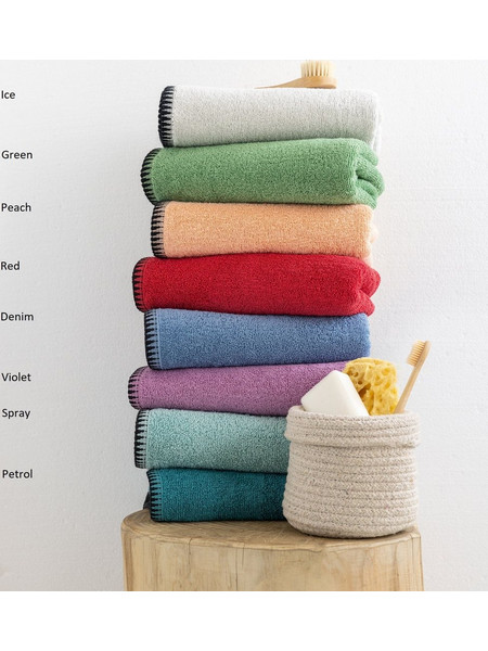 Πετσέτα Προσώπου Towels Solid Brooklyn Cotton Palamaiki (50x90) 1Τεμ - Green