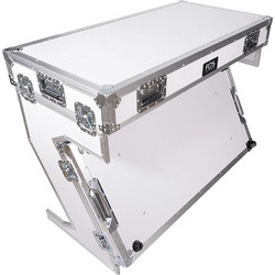 Fos Technologies Z DJ Table Pearl - Foldable Flight Case Z-Style DJ Table