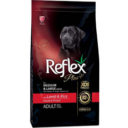 Reflex Plus Medium & Large Adult with Lamb & Rice 1kg
