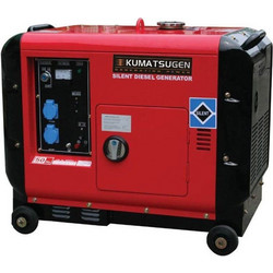 Kumatsugen GP8000MA Αθόρυβη Γεννήτρια Πετρελαίου Τετράχρονη Μονοφασική με Μίζα 6KVA