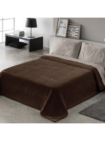 Κουβέρτα 160x220 Μονή Fleece 380gsm Roche 745 Pierre Cardin Vison 7