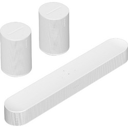 Sonos Beam 5.0 Surround Set Sonos Beam Gen2 + 2x Sonos Era 100 Σετ Ηχείων Home Cinema 5.0 με Wi-Fi White