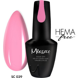 Mixcoco Soak-Off Led Uv Color Coat SC-039 Ημιμόνιμο Βερνίκι Νυχιών 15ml