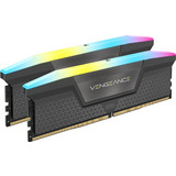 Corsair Vengeance RGB 32GB (2X16GB) DDR5 RAM 6000MHz C30 Black