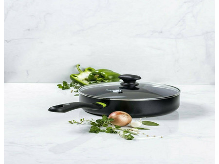 GreenPan Τηγάνι Αλουμινίου Αντικολλητικό Κεραμική Επίστρωση με Καπάκι 24cm