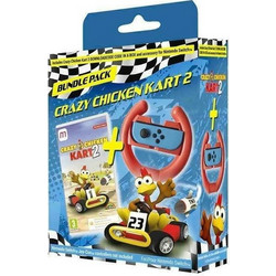 Crazy Chicken Kart 2 & Steering Wheel Bundle Key Nintendo Switch