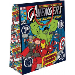 Σακουλα Δωρου Χαρτινη 33X12X45 Avengers Με Foil 2 Σχέδια - 1 τμχ (000506199)