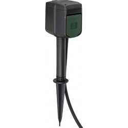 Brennenstuhl WiFi Outdoor Socket 2-way IP44 with Ground Spike