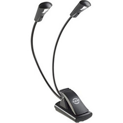 K&M 12243 Music Stand Light Double LED FlexLight