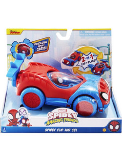 Jazwares Spidey & His Amazing Friends Flip & Jet Φιγούρα Δράσης για 3+ Ετών JWS00080