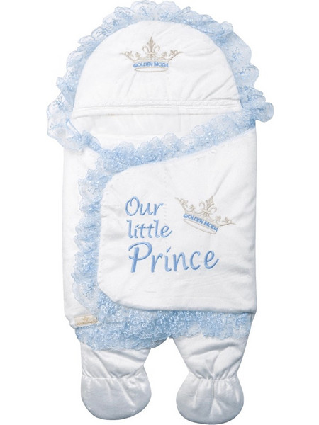 Βρεφικός υπνόσακος για αγόρια Little Prince γαλάζιο 69x79