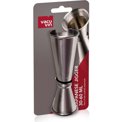 VacuVin Μεζούρα Japanese Διπλή 30ml & 60ml -Ανοξείδωτη